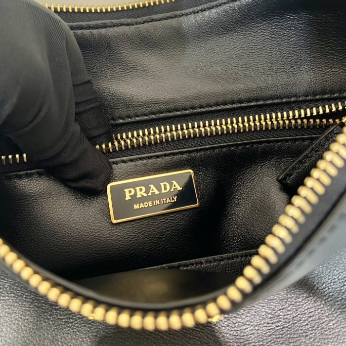 Prada-Hobo Full Leather Underarm Shoulder Bag