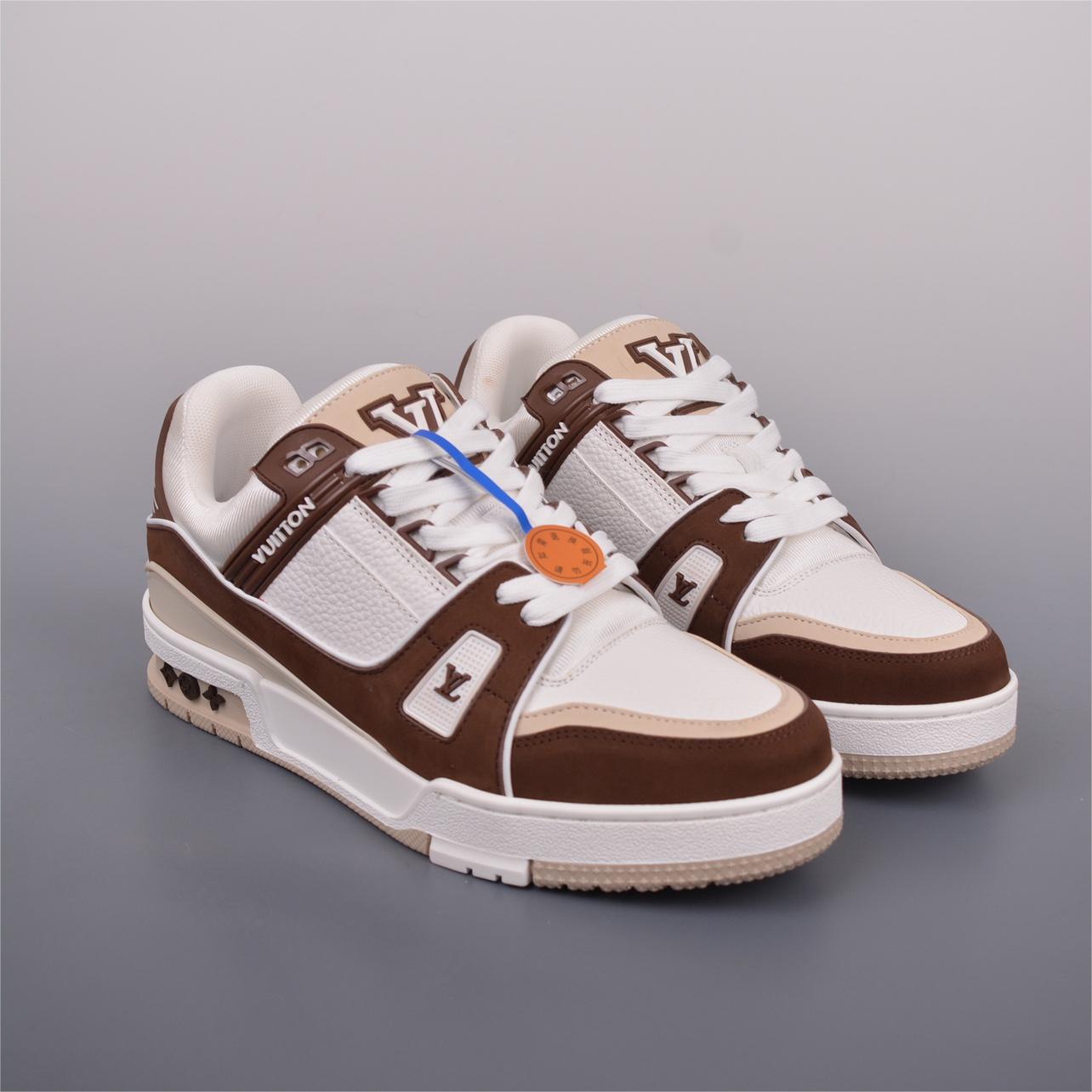 LV-Trainer low cut casual board shoes