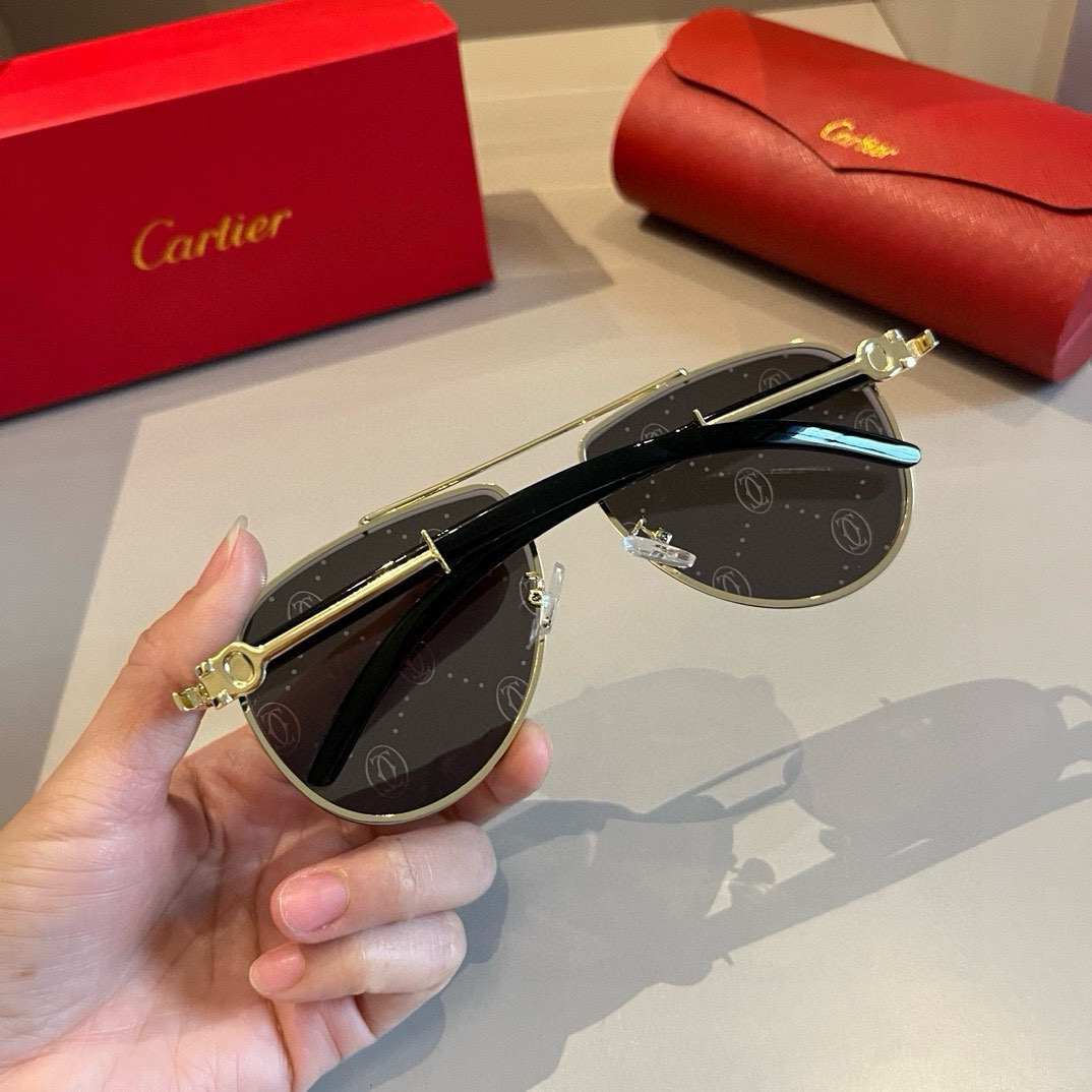 Cartier-official website new men's sunglasses