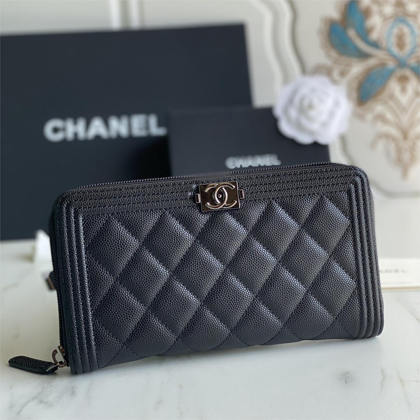 Chanel-Classic Leboy Long Zipper Bag