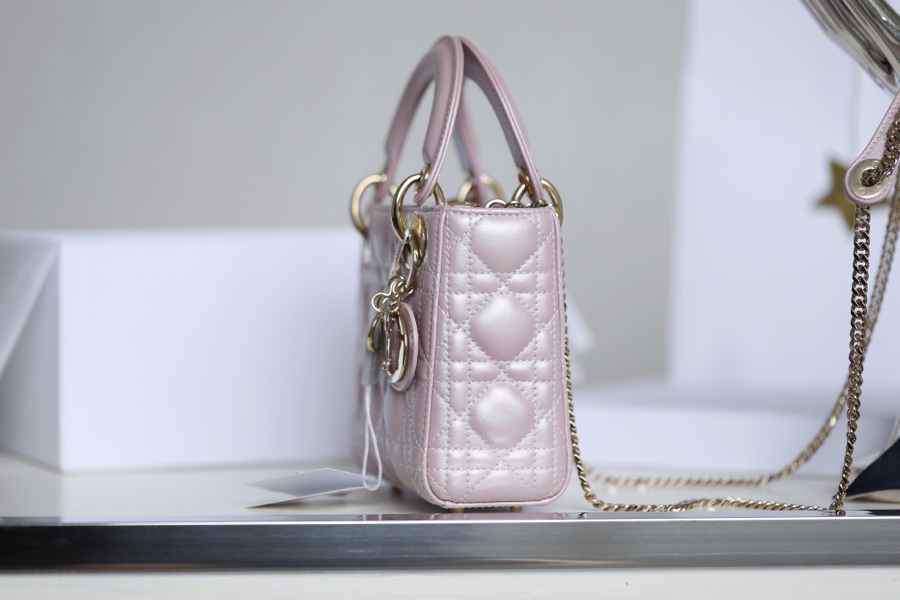 Dior - Lady Dior Mini Pink Bag