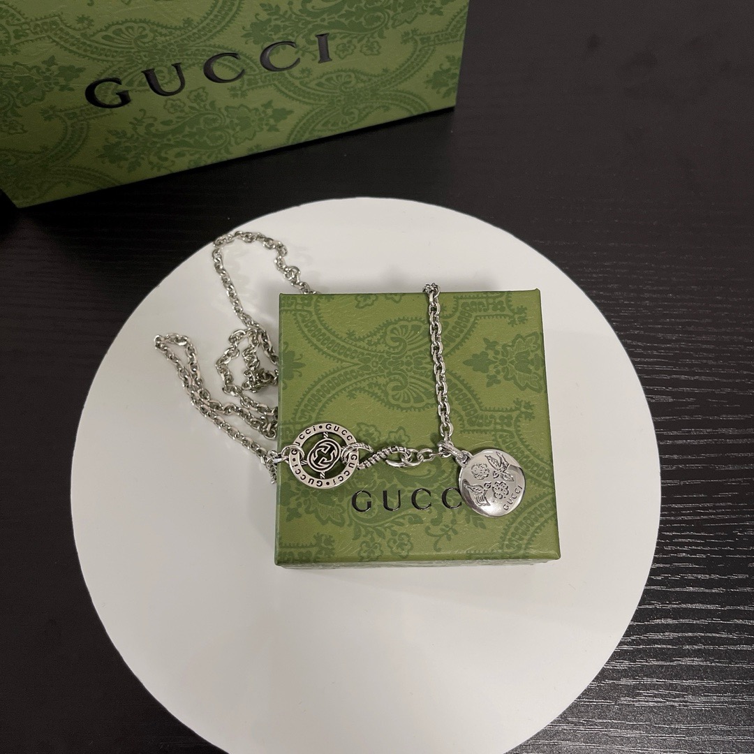 GUCCI-flowers and plants necklace