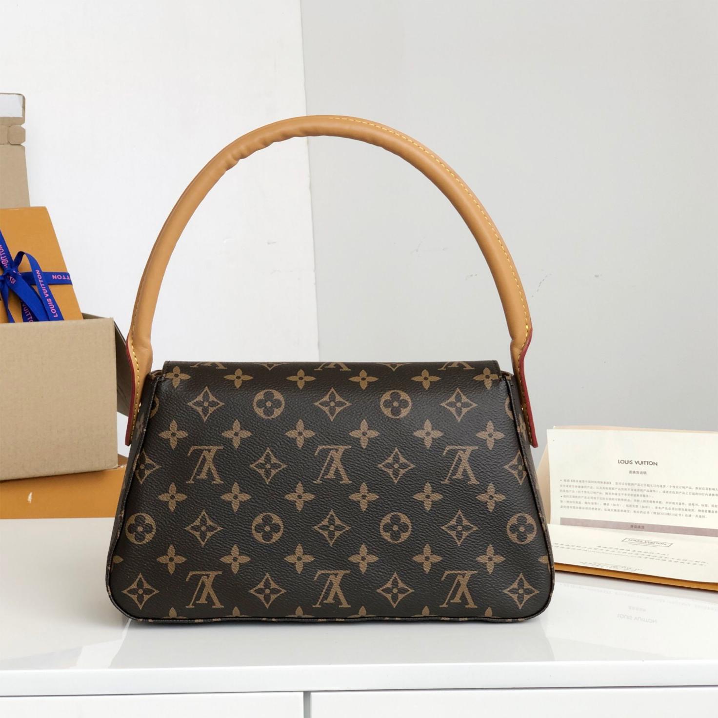 LV-Looping mm round handle shoulder bag