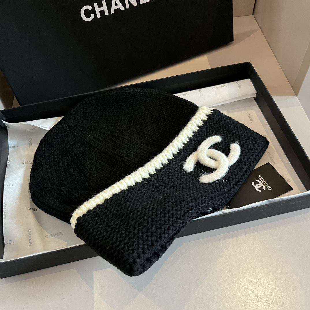 Chanel-Knitted Woolen Hat