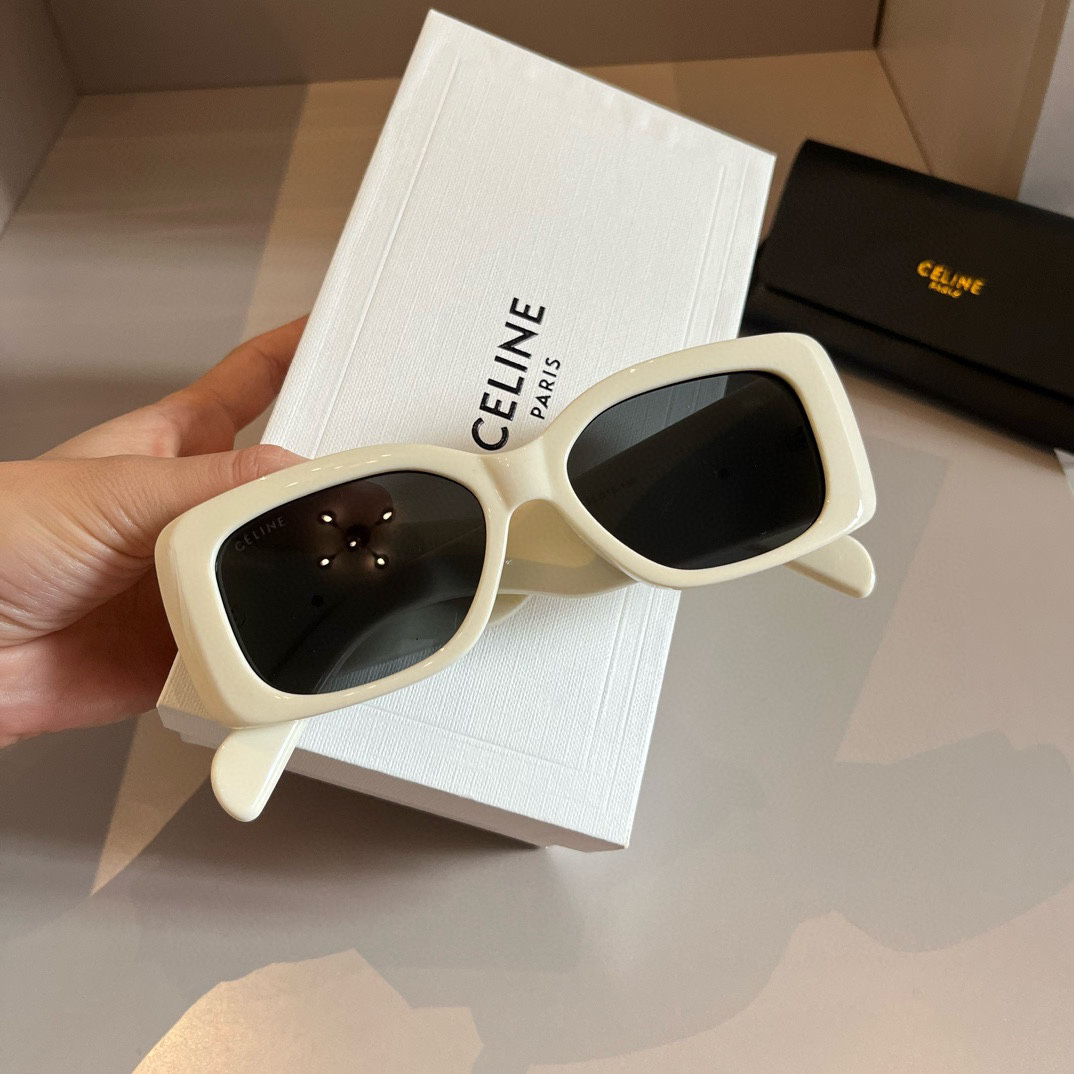 Celine-New women's large mirror legs Sunglasses