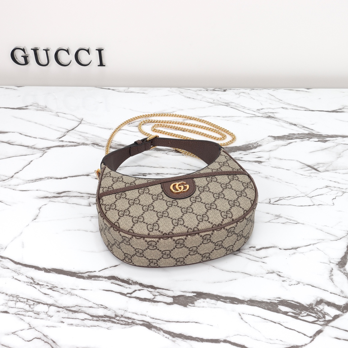 GUCCI-Oidia Series Half Moon Mini Handbag