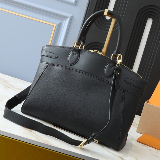 LV-One Shoulder Cowhide Tote Bag