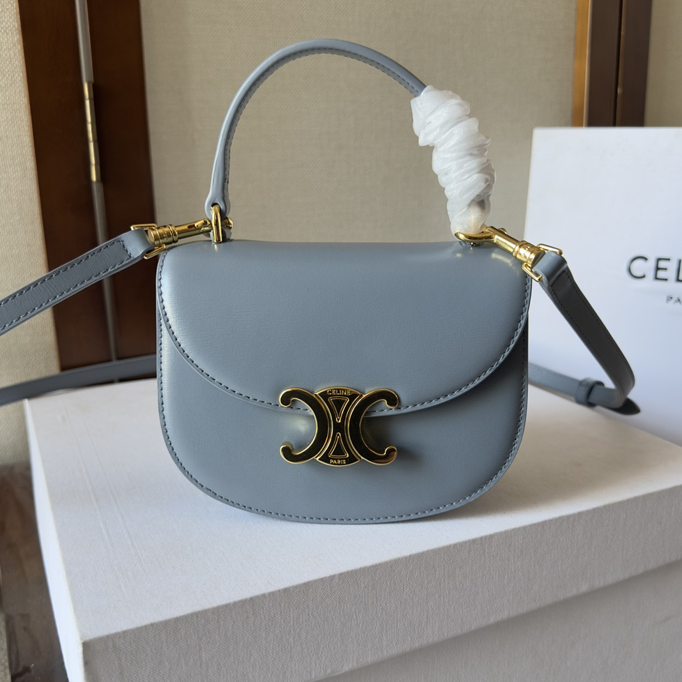 CELINE - Mini Besace Triumphal Arch Shoulder Cross Handbag