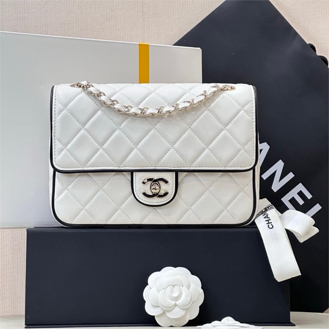 Chanel-Classic diamond patterned sheepskin bag