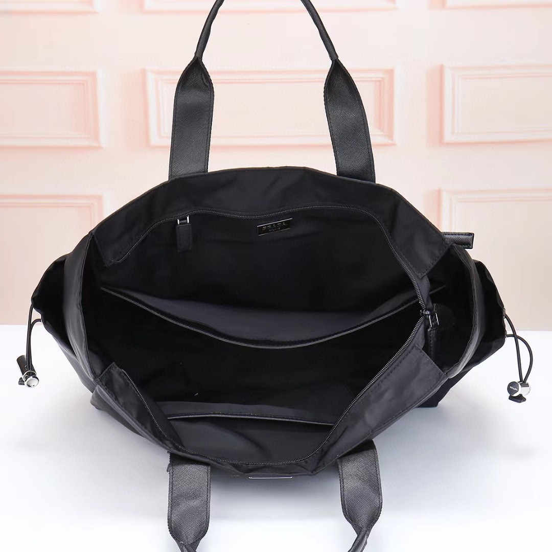 Prada-Imported waterproof fabric travel bag handbag