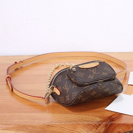 LV-Monogram Canvas Mini Bumbag