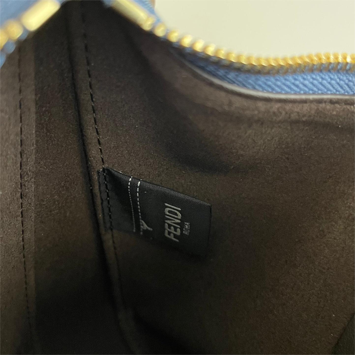 Fendi-Denim Mini Hobo Bag