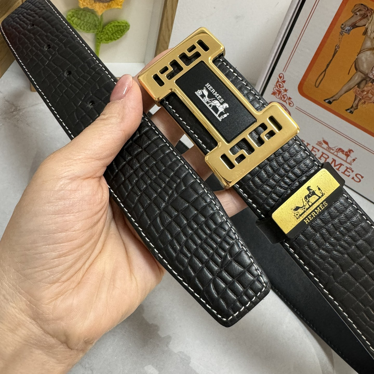 Hermes - Leather Belt