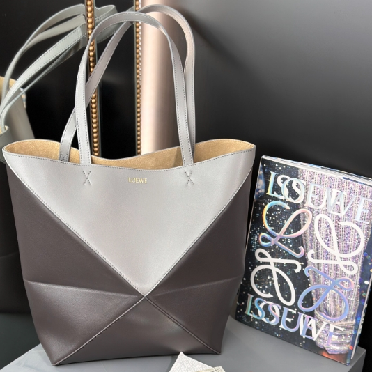 LOEWE-Puzzle Fold Tile Jar Ash Tote