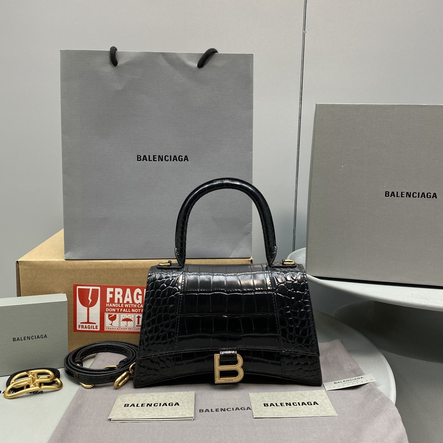 Balenciaga-Hourglass Hourglass Bag