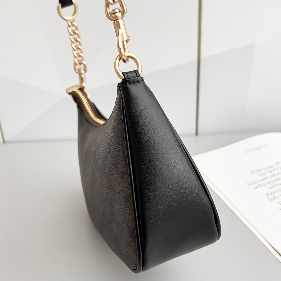 COACH - Teri 25 Leather Underarm Bag Handbag Shoulder Crossbody Bag