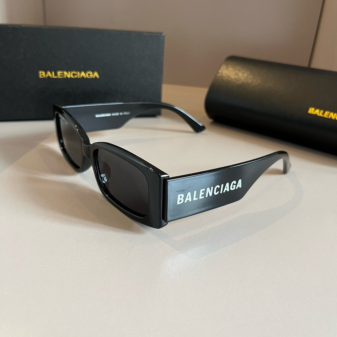 Balenciaga Cat Eye Narrow Frame Men's Sunglasses