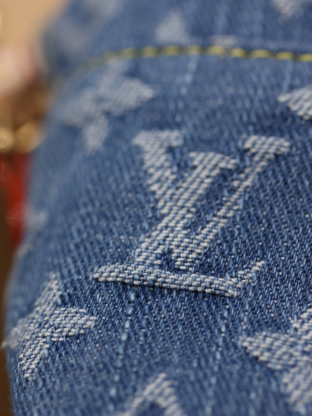 LOUIS VUITTON Nano Noé Bucket Bag Crossbody Shoulder Bag Blue