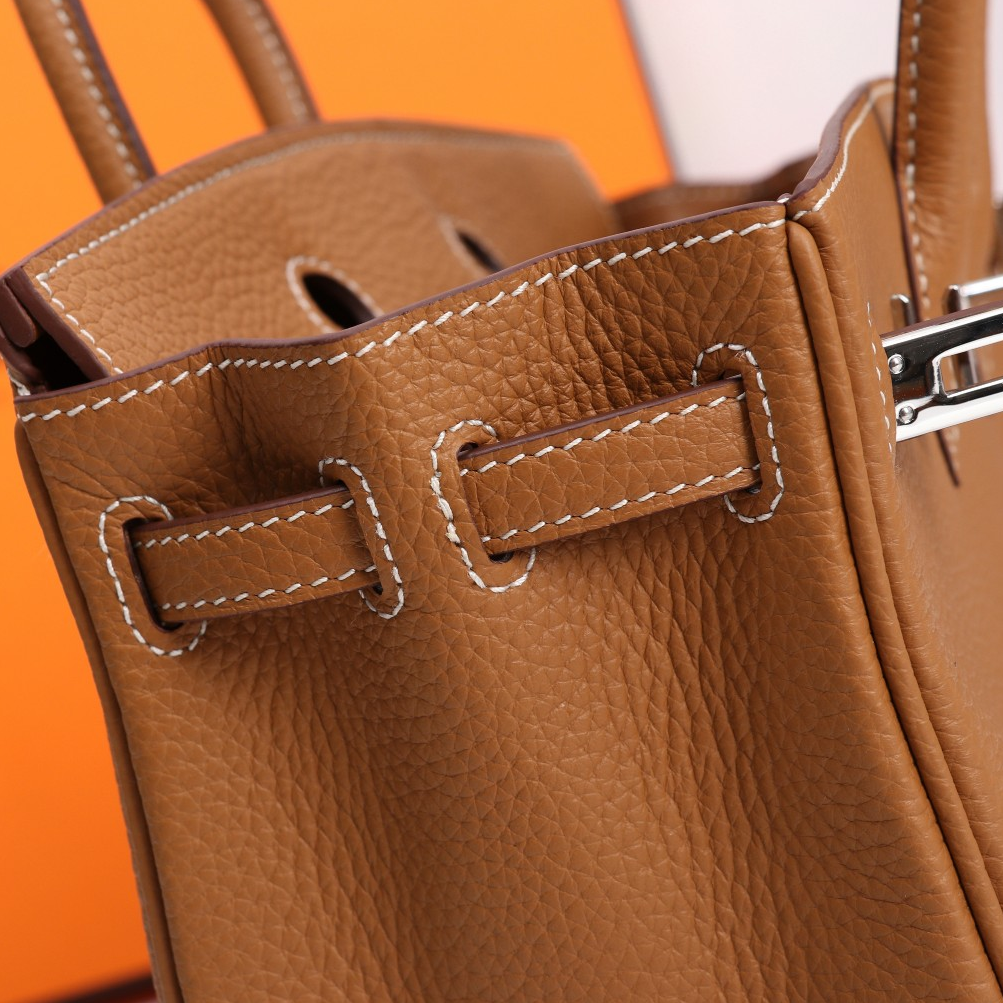 HERMES- Birkin 25 Golden Brown Handbag