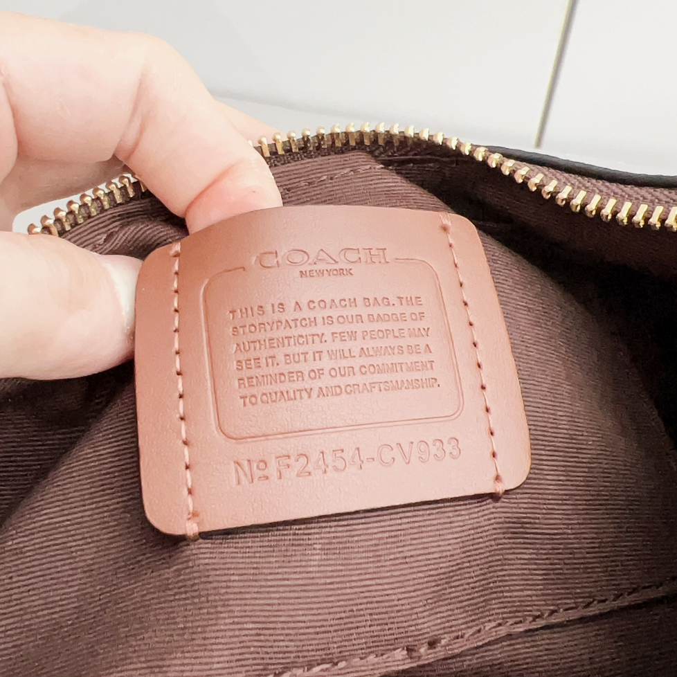 COACH - Teri 25 Leather Underarm Bag Handbag Shoulder Crossbody Bag