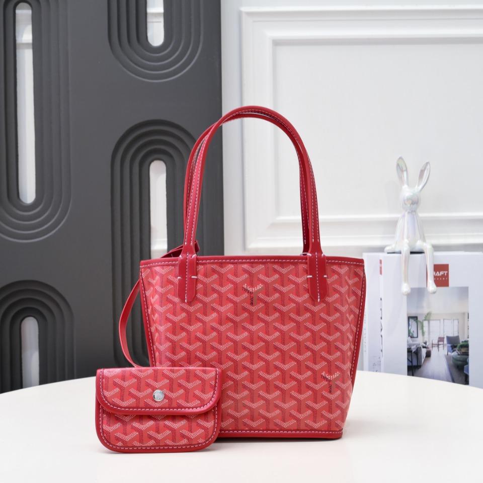 GOYARD-Mini Calf Leather Soft Double-sided Bag