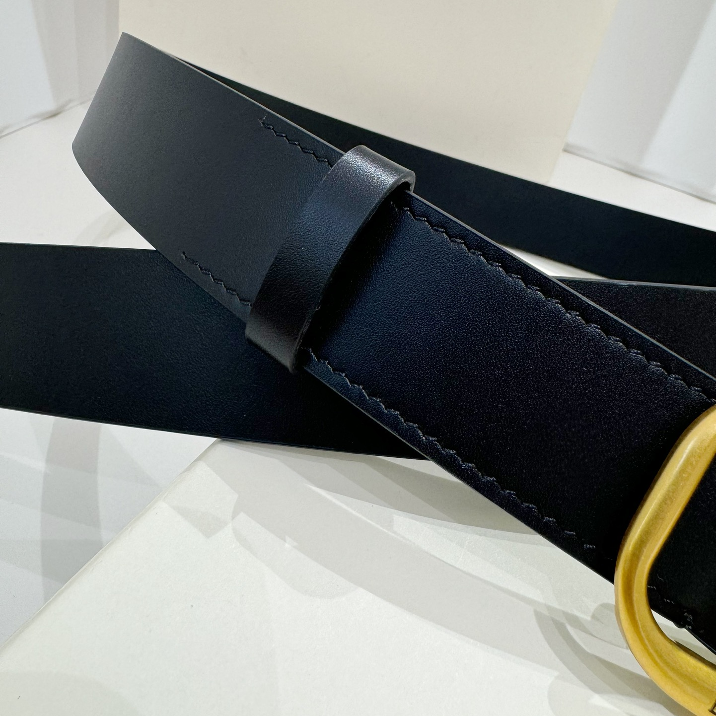 LOEWE - Women's Logo Engraved Calfskin Belt