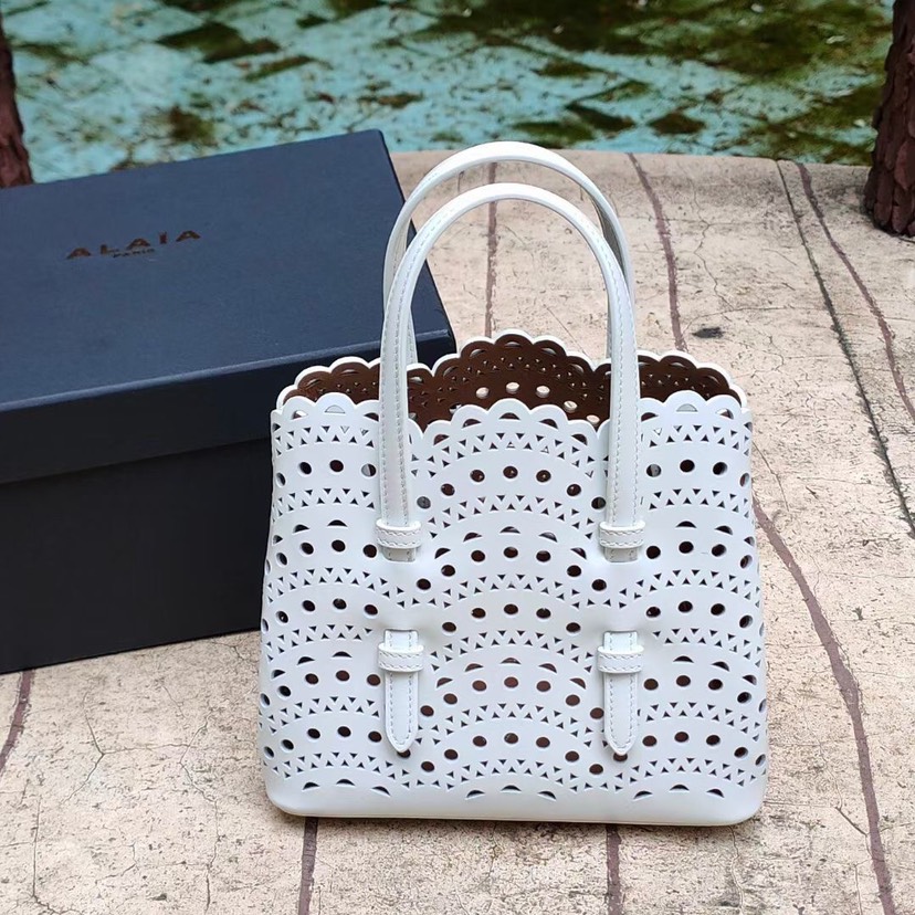 ALAIA-MINA 16 BAG IN VIENNE CALFSKIN