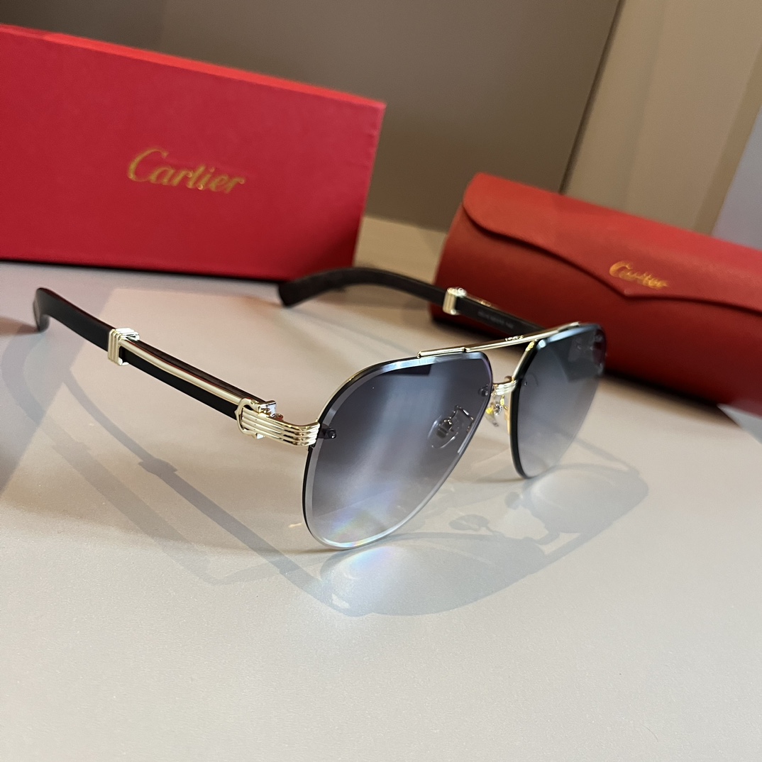 Cartier-men's official website new minimalist sunglasses
