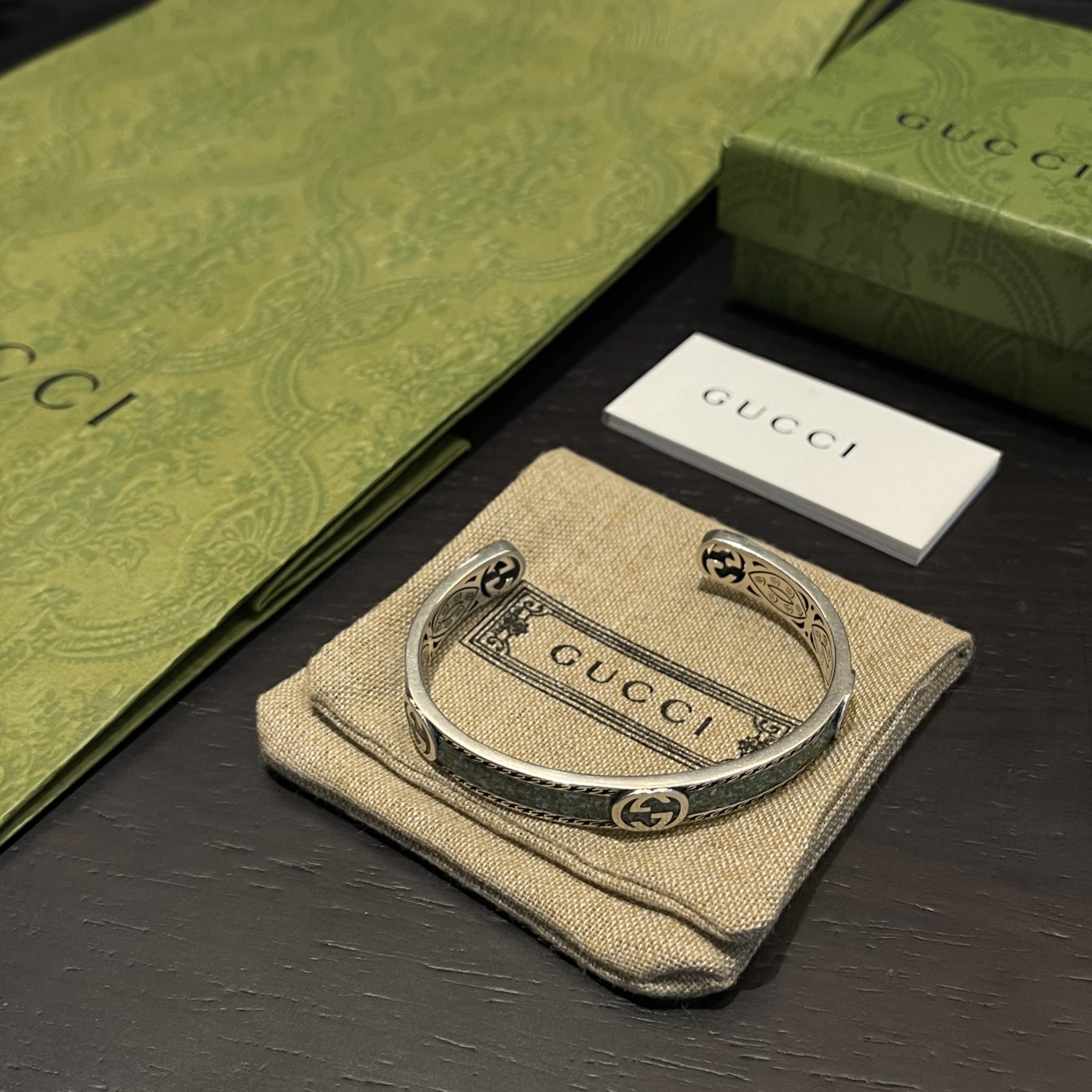 GUCCI-Turquoise ring bracelet