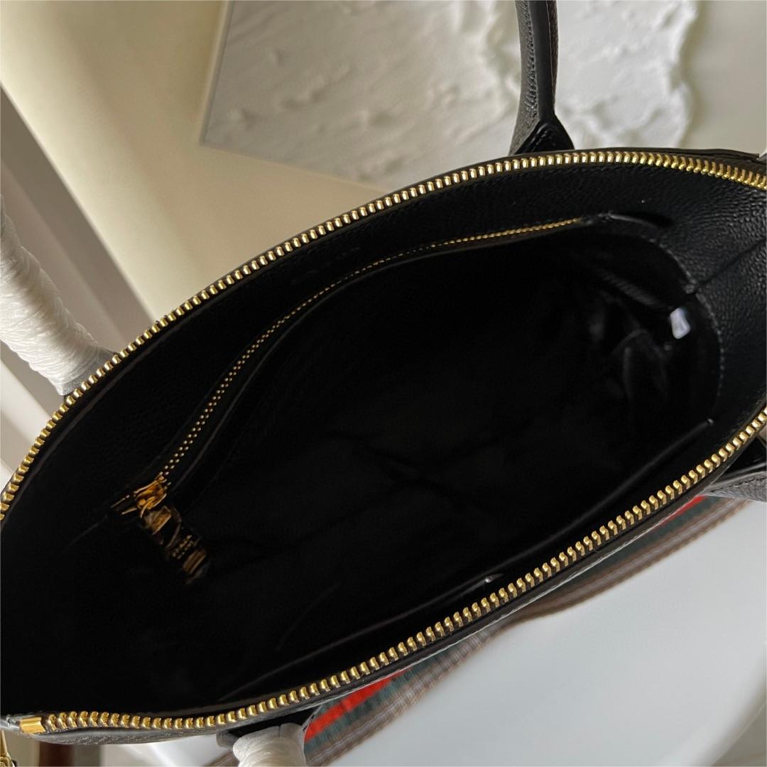 Prada-Calfskin leather double handle