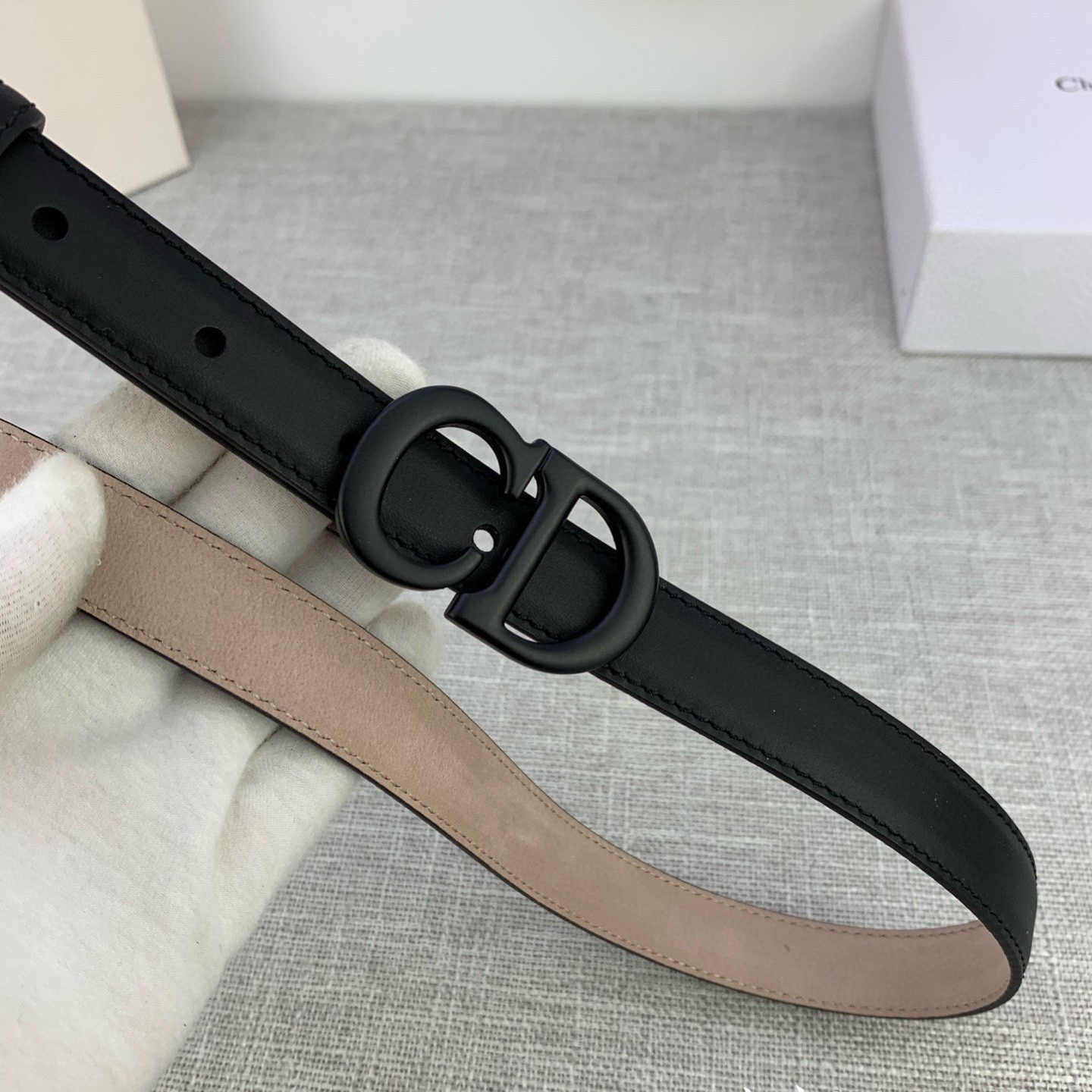 DIOR - LOGO Cowhide Belt