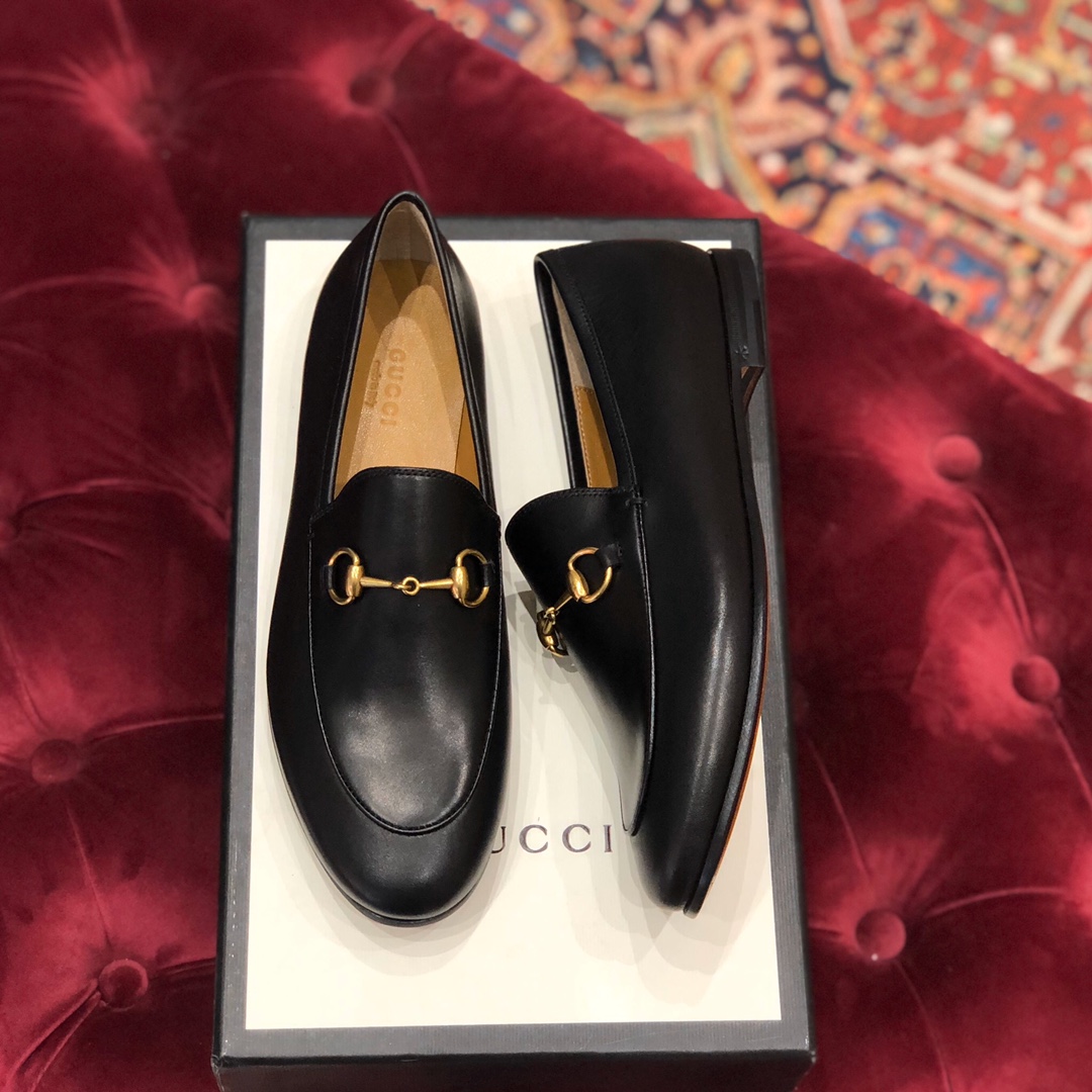 GUCCI-Horse collar buckle series single shoes