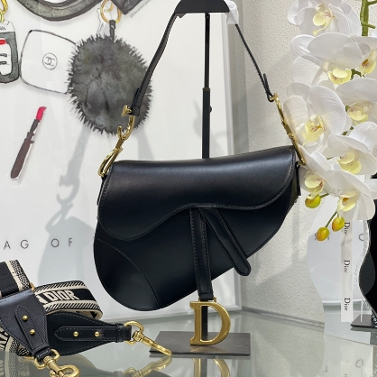 Dior-Cowhide Saddle Bag