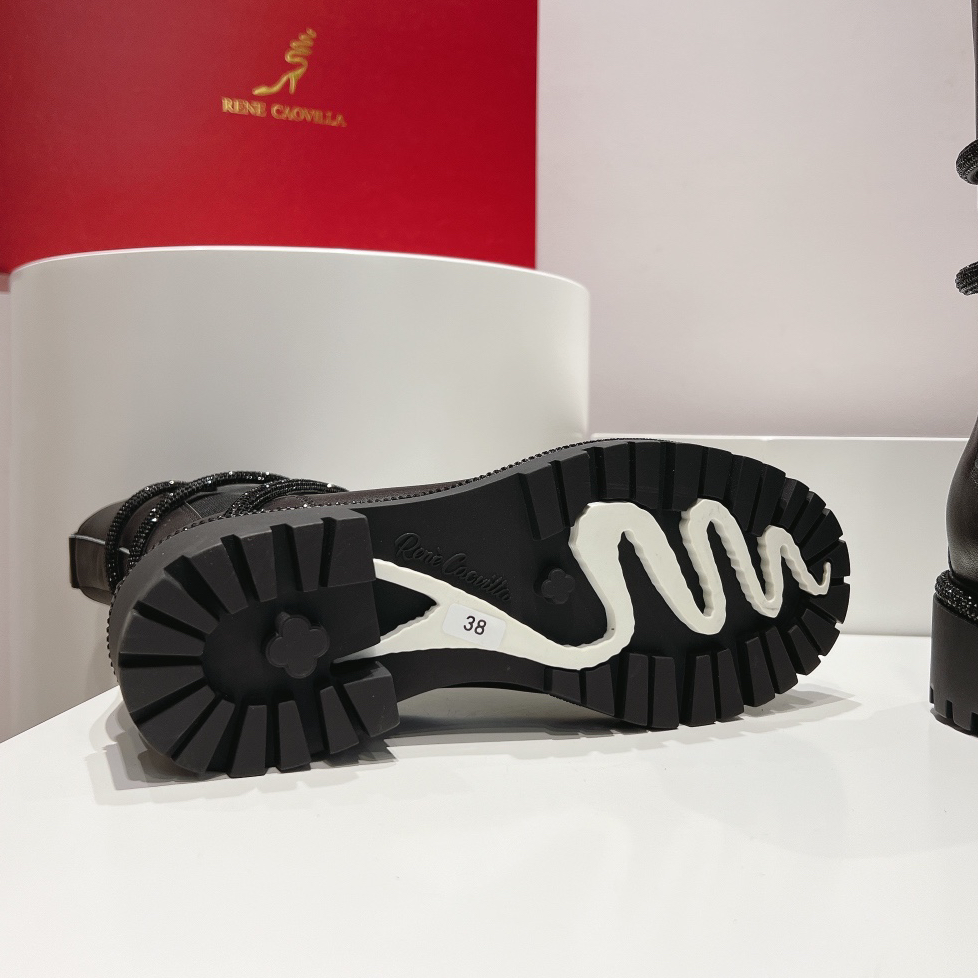 RENE CAOVILLA- Leather Chelsea Boots