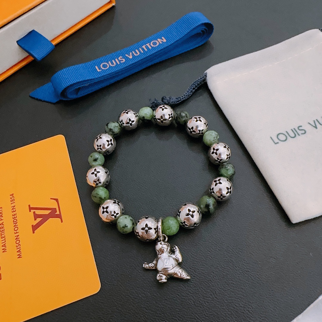 LV-Multi element agate and Thai silver style