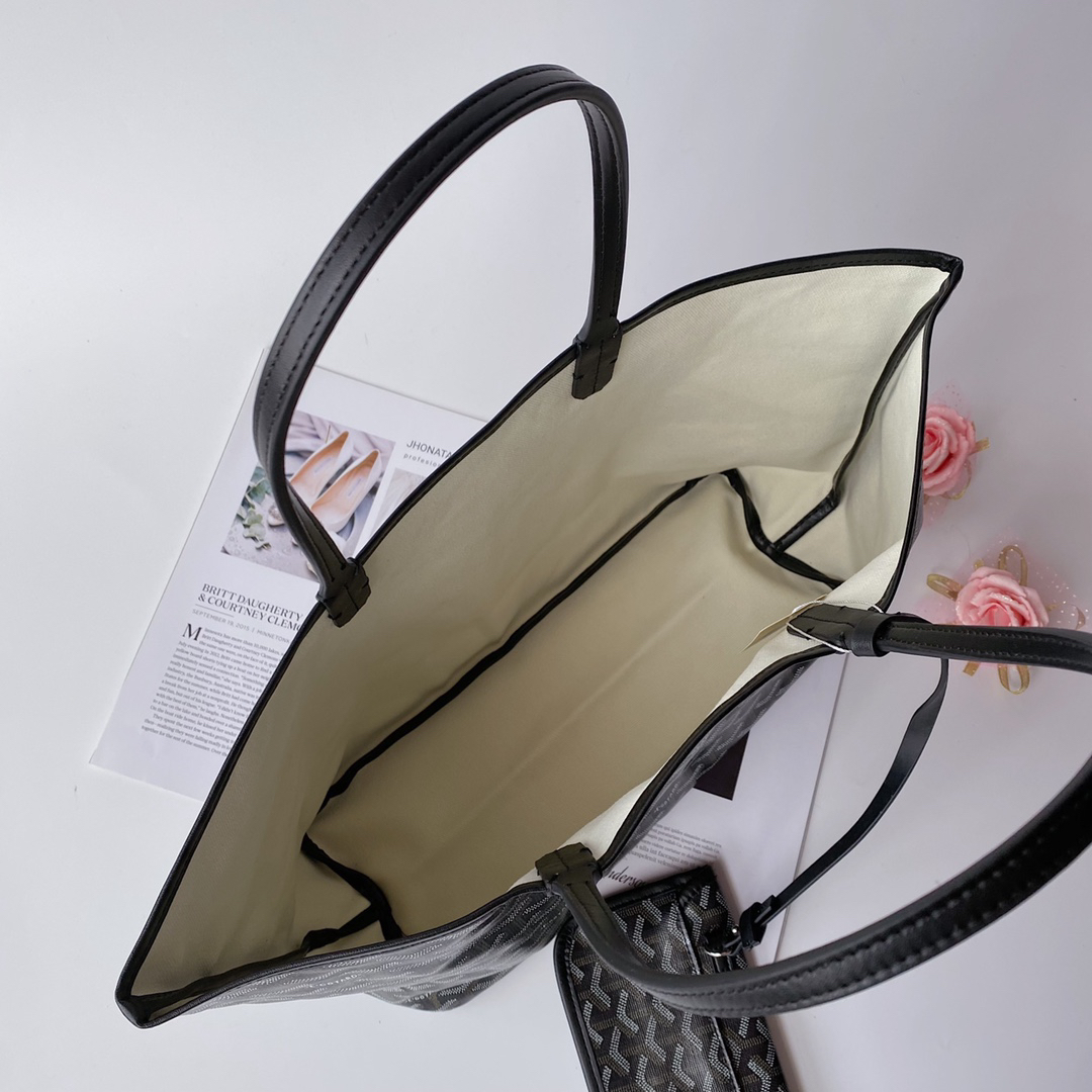 Goyard-Hand drawn patterned shopping bag