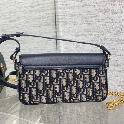 Dior-Shoulder Strap Mini Slip Leather Handbag