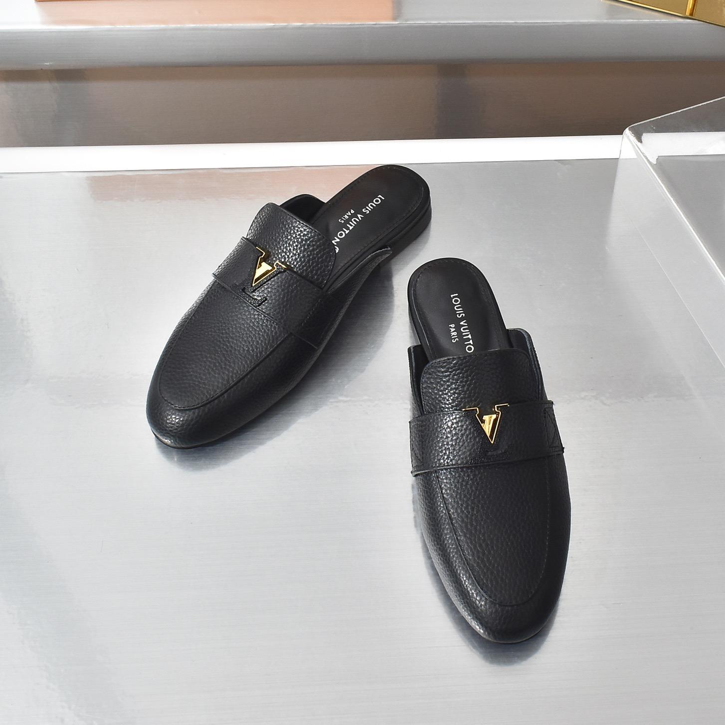 LV-Flat bottomed loafers