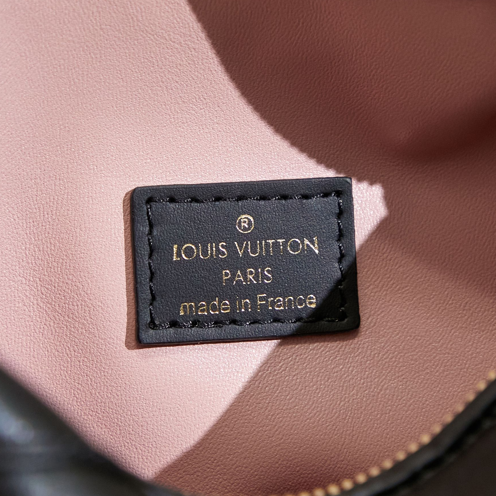 LV - Side trunk PM Black Small Lambskin One Shoulder Crossbody Handbag