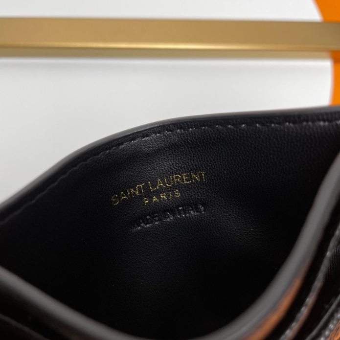 YSL-Bull Skin Ball Pattern Clip Bag