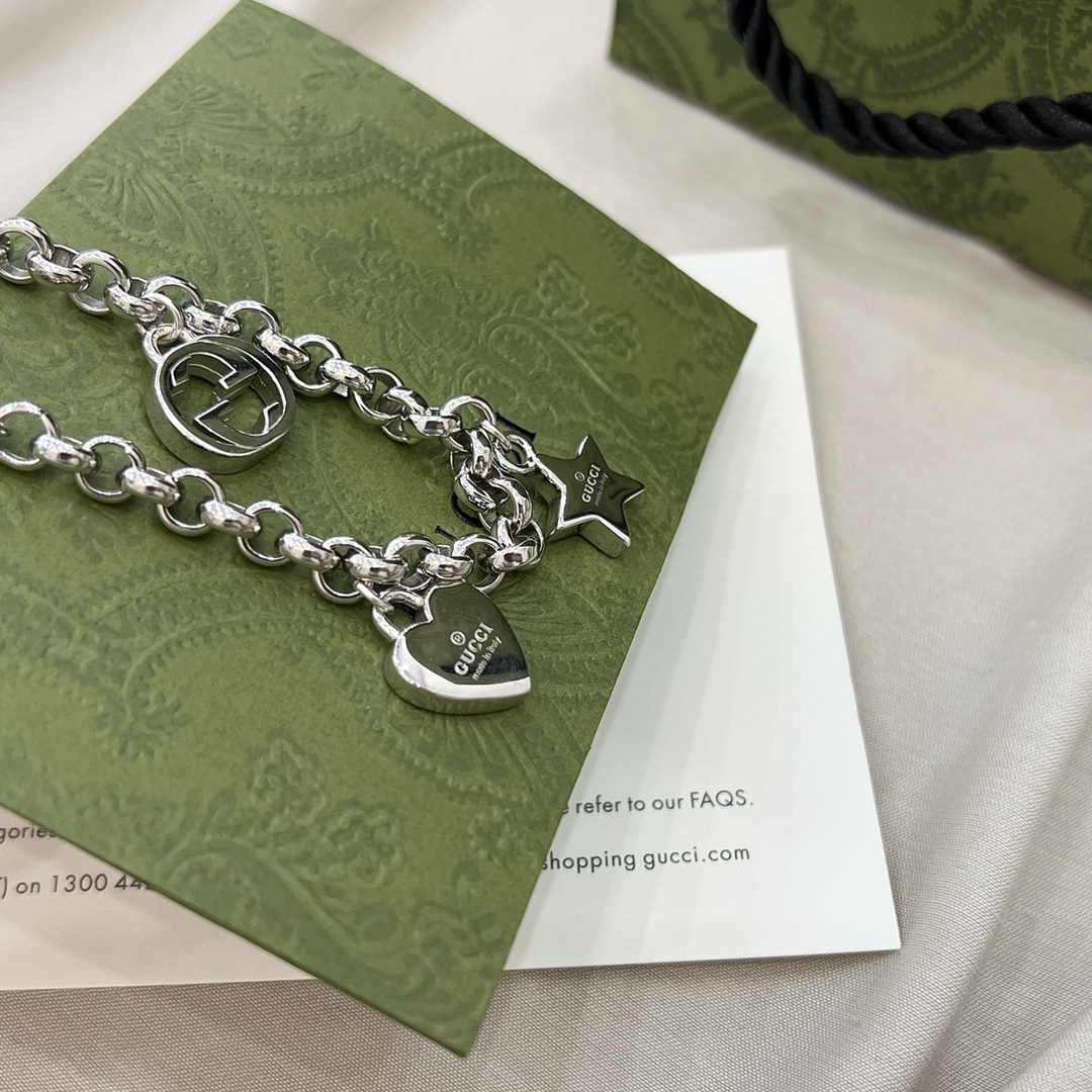 GUCCI-Double G Star Love Bracelet