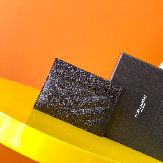 YSL-Bull Skin Ball Pattern Clip Bag