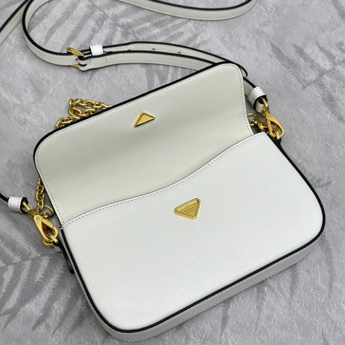 Prada-Chain Cowhide Mini Handbag