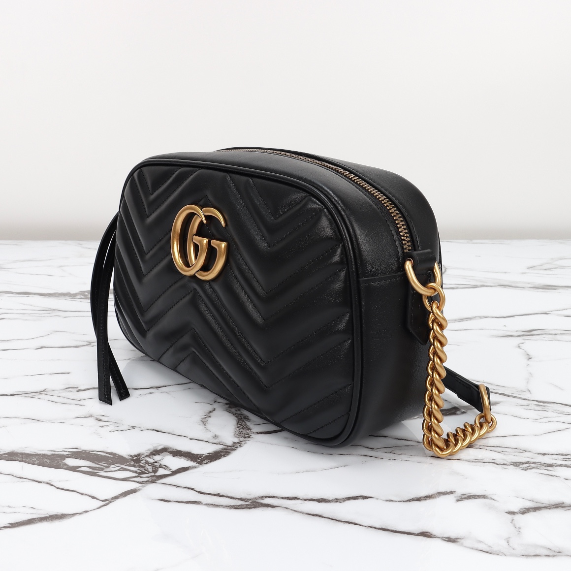 GUCCI-Marmont series chain shoulder backpack