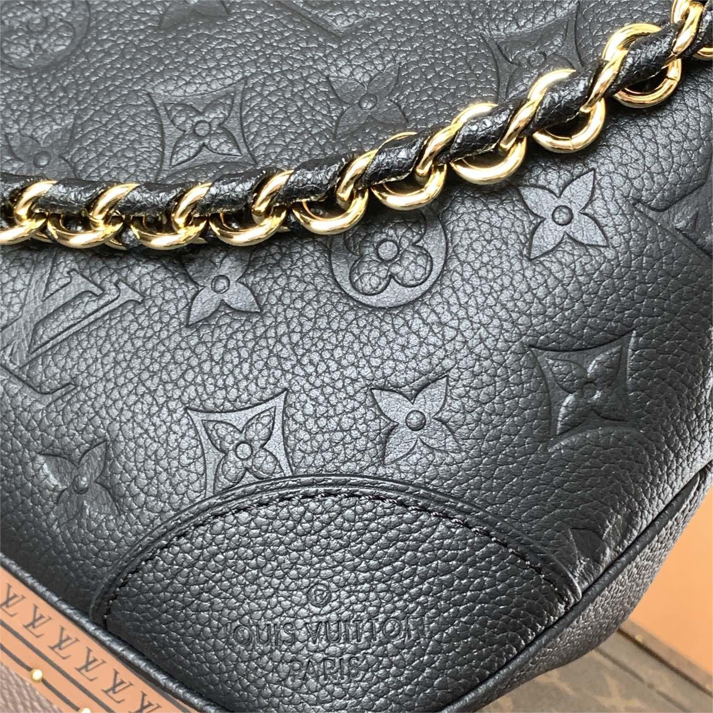 LV- Custom grade top layer cowhide series bag
