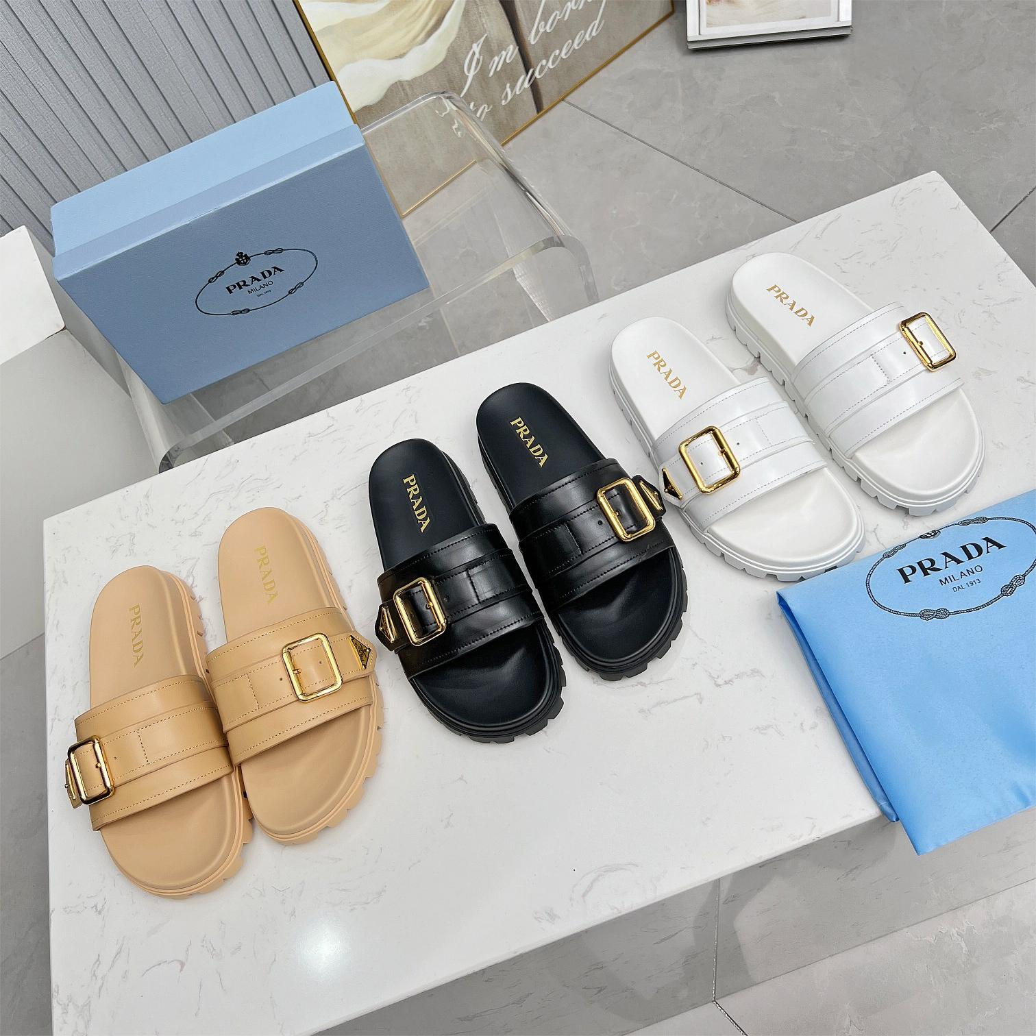 Prada-Full range of beach shoes