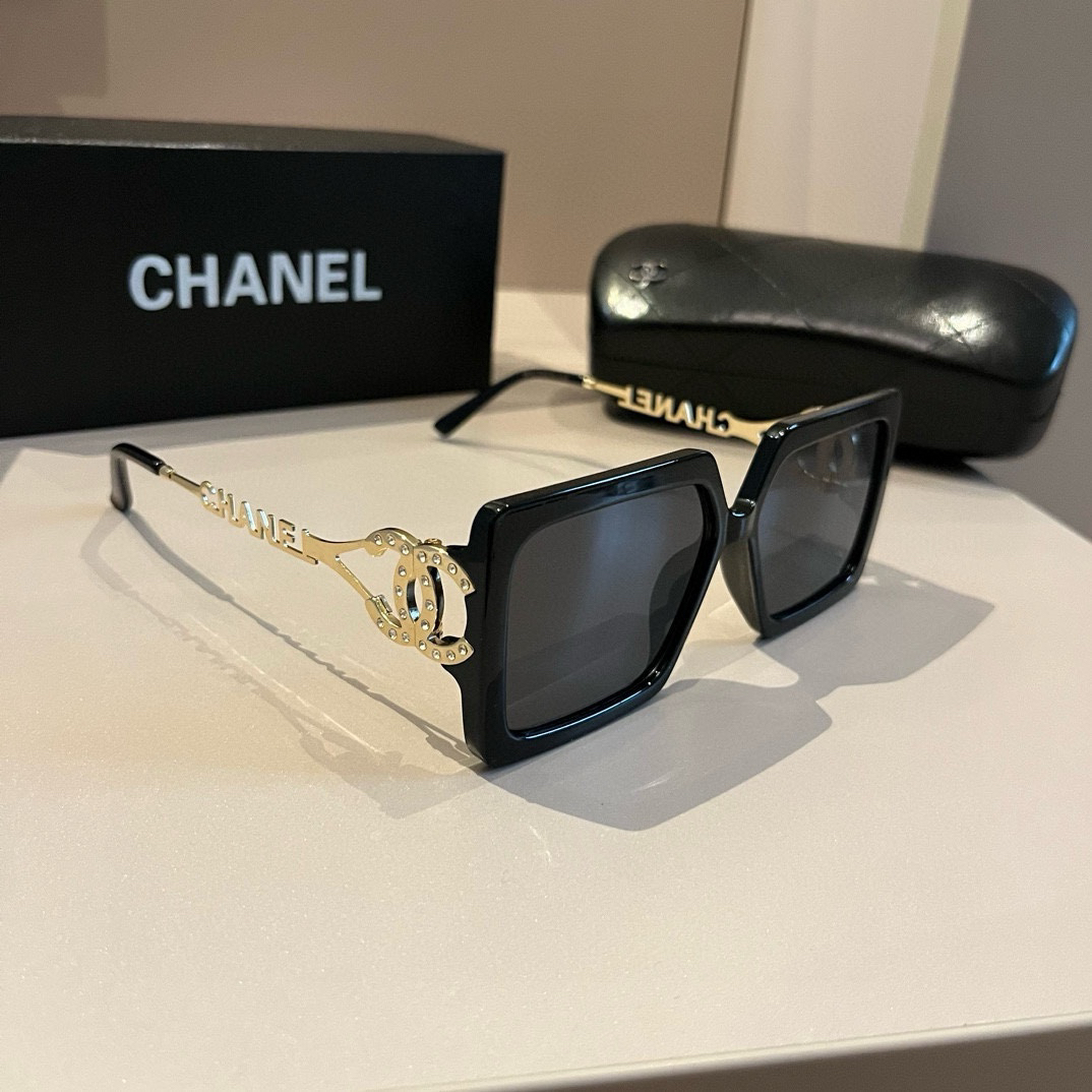 Chanel-New large frame Sunglasses