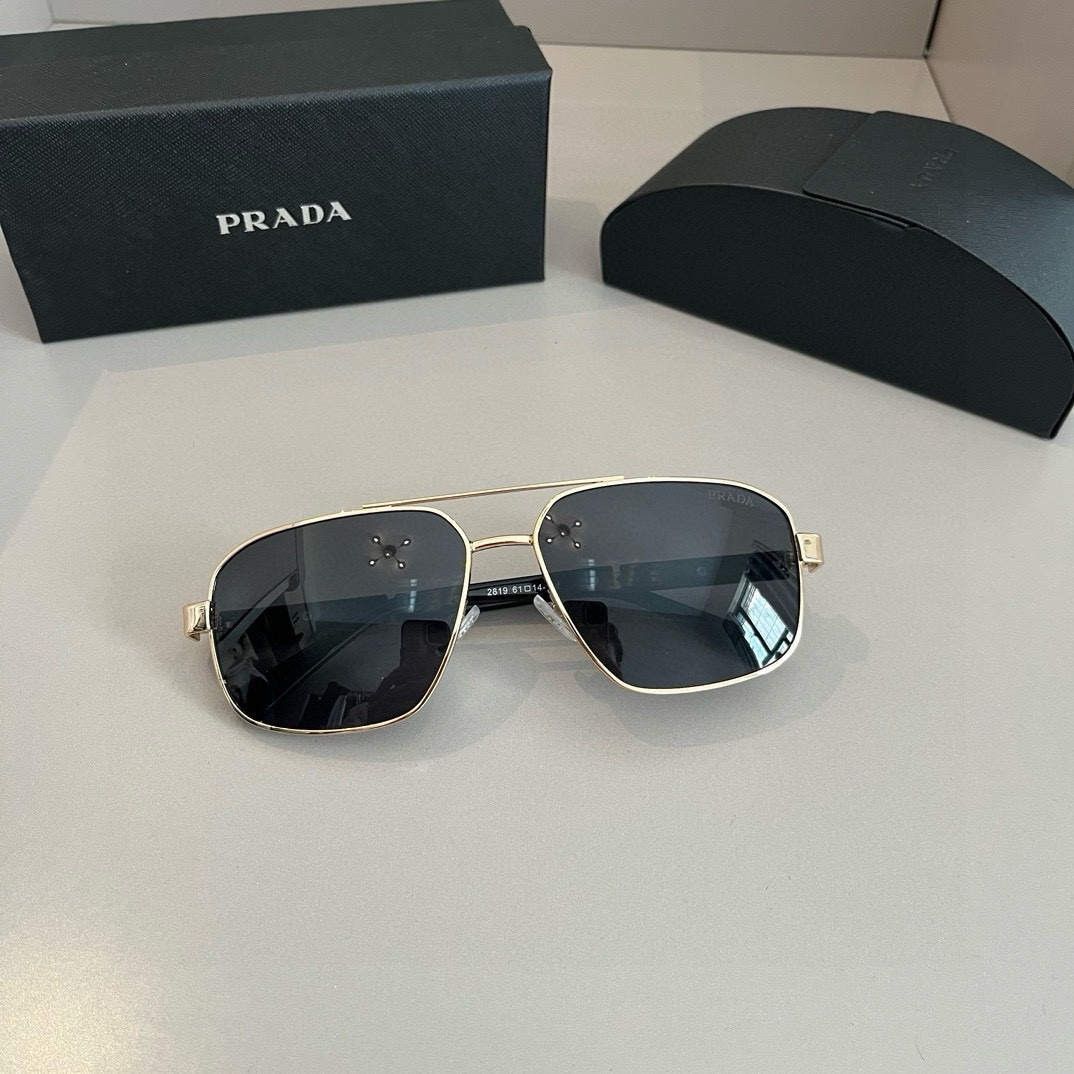 Prada-high-end fashionable versatile men's sunglasses