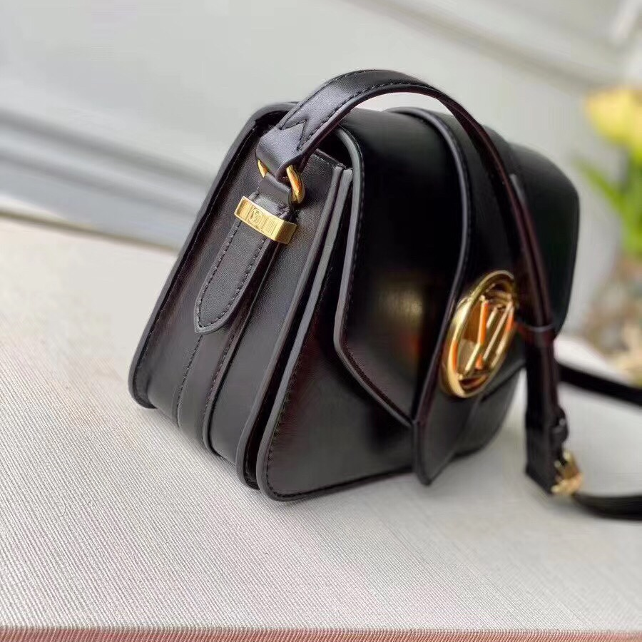 LV-Pont 9 Smooth Leather Shoulder Bag