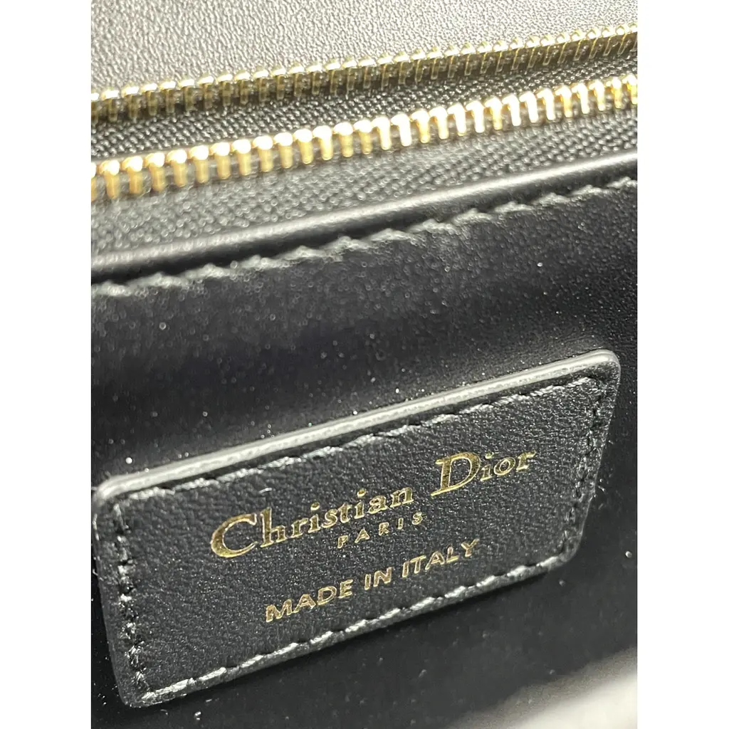 Dior-Miss Dior top handle leather handbag